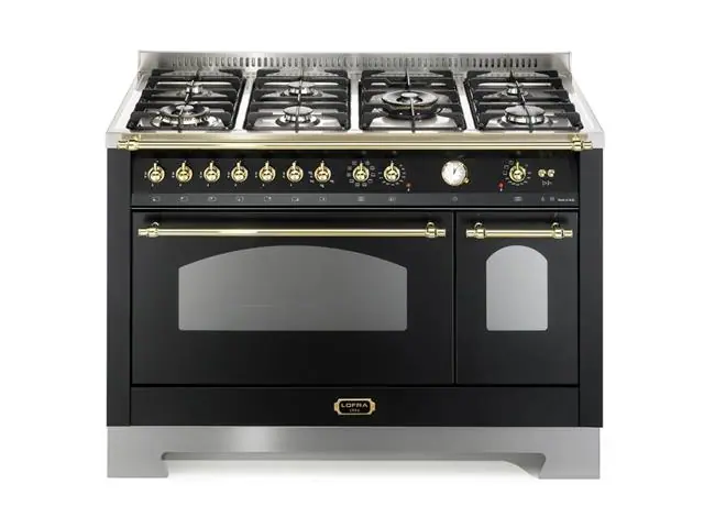 Fogão Dolcevita Prt Acetinado Lofra 120x60cm Duplo forno elétrico 220V