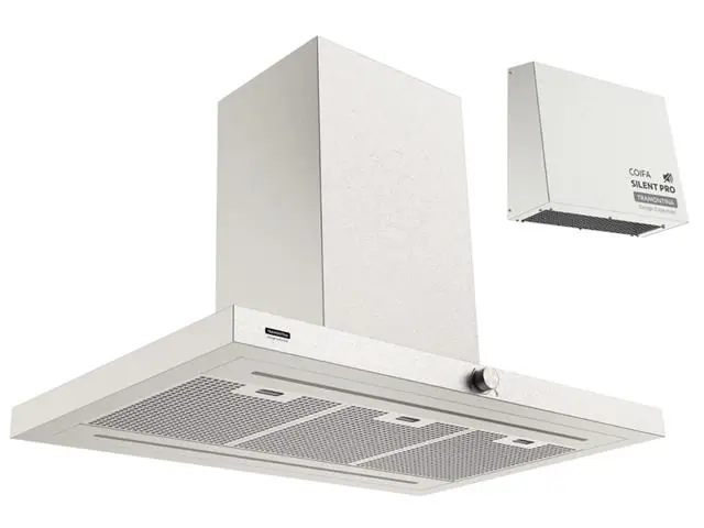 Coifa de Ilha Tramontina Dritta Isla Silent Pro 90 em Aço Inox 220V