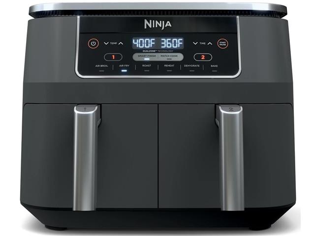 Ninja Freidora de Aire, 7.6 Litros, 1760W, Negro/Gris