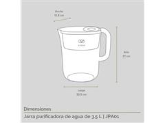 Jarra Purificadora 3.5 litros carbon activado - 1