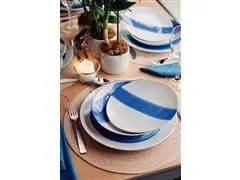 Kit Prato Raso Tramontina Soho em Porcelana Decorada 28 cm 6 Peças - 1