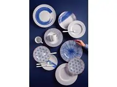 Kit Prato Fundo Tramontina Abstratta em Porcelana 23 cm 6 Peças - 1