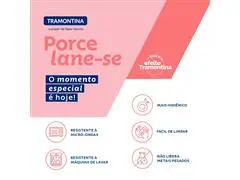 Kit Xícara e Pires de Café Tramontina Ornatta em Porcelana 100ml 12Pçs - 2