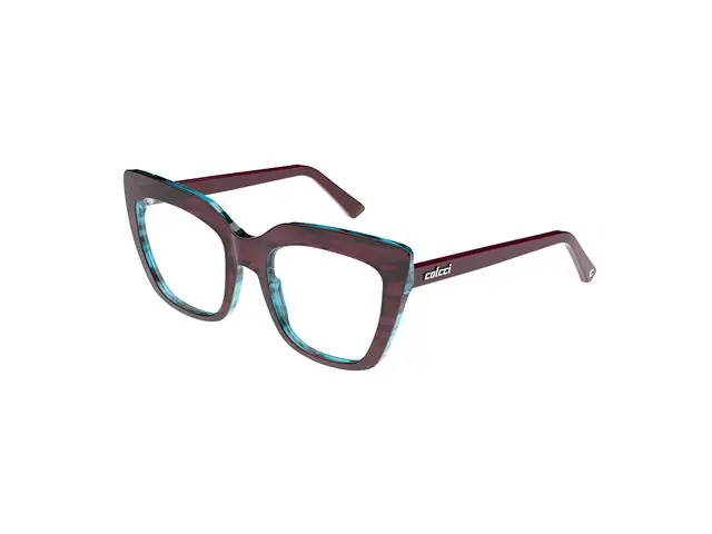 Óculos de Grau Feminino Colcci Antonela Bordô com Turquesa C6205C9354