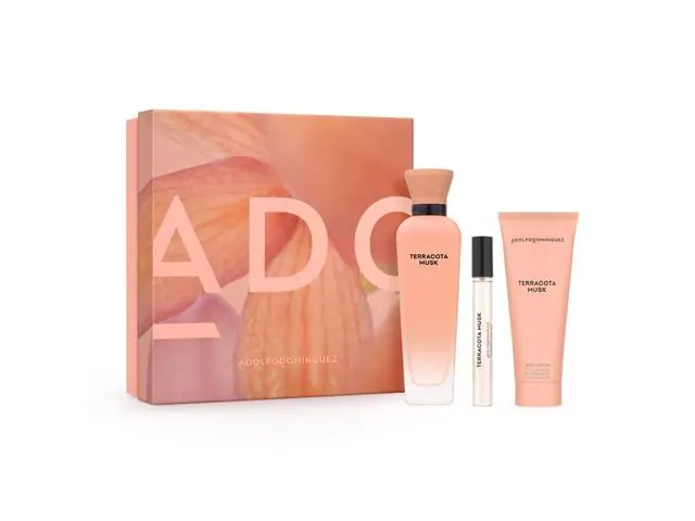 Kit Perfume Adolfo Dominguez Terracota Musk EDP 120ML + Creme + Travel