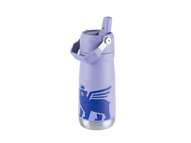 Garrafa Térmica Stanley Flip Straw Kids Lavender 502ML