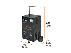 Cargador c/arrancador de 200 A para baterías de 12 V, TRUPER - 3