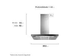 Coifa de Parede Electrolux CE9TF 90cm Experience com I.A. Inox - 1