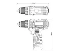 Parafusadeira/Furadeira à Bateria Tramontina 12V - 2