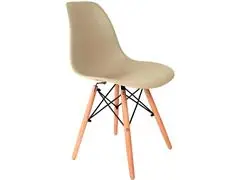 Cadeira Eames em PP Pé DSW Madeira Fendi 1 Unidade - 0