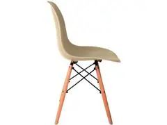 Cadeira Eames em PP Pé DSW Madeira Fendi 1 Unidade - 1