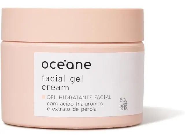 Gel Hidratante Facial com Extrato de Pérola Facial Gel Cream 50g