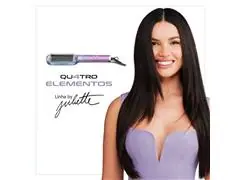 Escova Alisadora By Juliette Mondial Azul/Rosa - EA-JU-03 36W Bivolt - 1