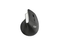 Mouse SemFio Vertical Clique Silencioso 1600dpi Preto Multilaser MO384 - 0