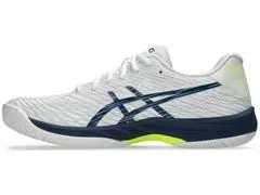 Tênis Asics Gel-Game 9 White/Mako Blue Masc - 1