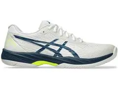 Tênis Asics Gel-Game 9 White/Mako Blue Masc