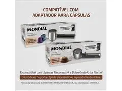 Cafeteira Espresso Dolce Crema 20 Bar Mondial Preto/Inox 1200W - 6