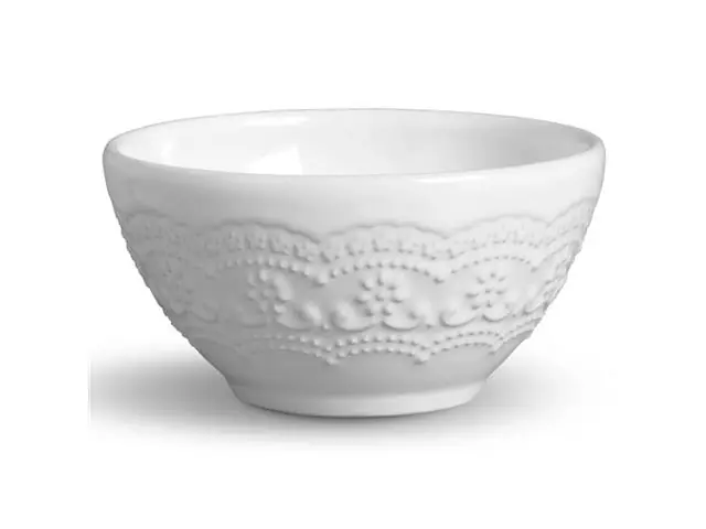 Conjunto Porto Brasil com 6 Bowls Madeleine Branco