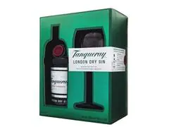 Kit Gin Tanqueray London Dry VAP 750ml com taça para drink - 2