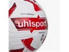 Bola de Futebol Society Uhlsport Aerotrack Branco e Vermelho - 3