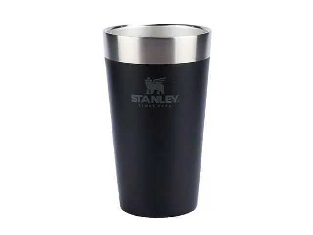 Copo Térmico Cerveja sem Tampa Stanley Matte Black 473mL