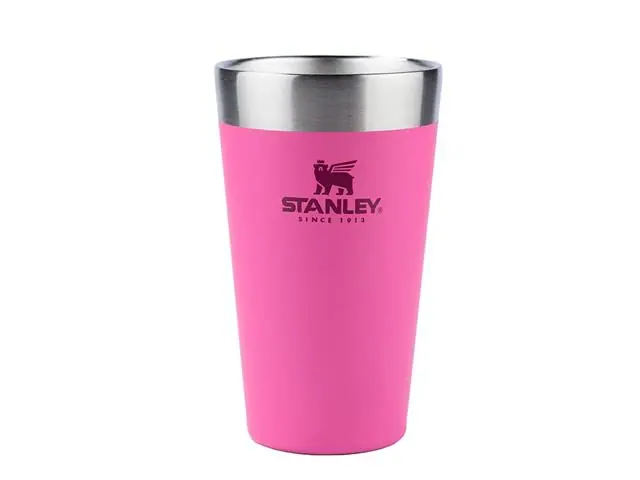 Copo Térmico de Cerveja Stanley sem Tampa Azalea 473ML