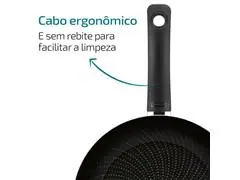 Kit Frigideira Antiaderente Rochedo Smart 26cm e Escumadeira - 5