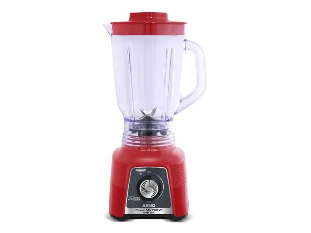 Liquidificador Arno Power Mix Limpa Fácil 700W Comfort Vermelho