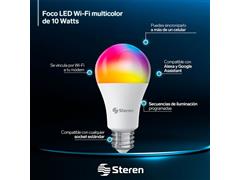 3 FOCOS LED Wi-Fi RGB+W MULTICOLOR DE 10 - 2