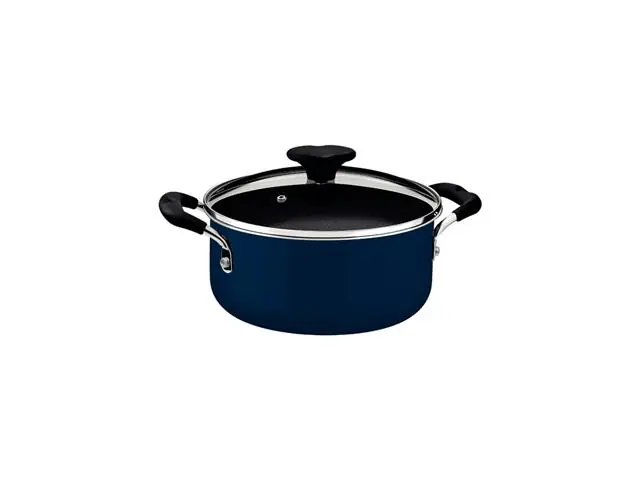 Caçarola Tramontina Tunis em Alumínio Azul Mediterrâneo 20 cm 2,9 L