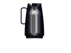 Bule Térmico Tramontina Exata em Plástico Marmorizado Azul 500 ml - 2