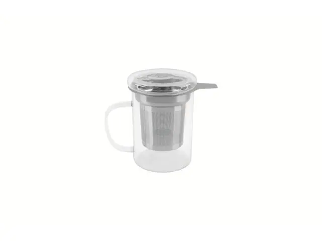 Caneca de Vidro Tramontina com Infusor de Chá 350 ml