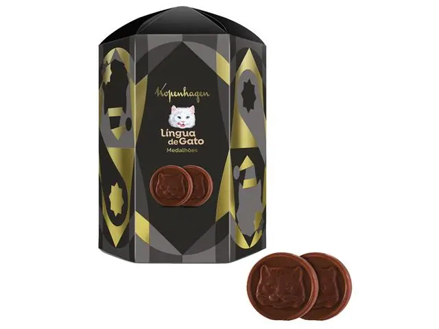 Chocolate Kopenhagen Medalhão Língua de Gato 149G