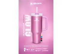 Copo com Canudo Stanley Quencher 2.0 Primrose Glow 1,180 Litros - 3