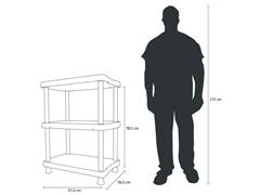 Estante Modular Rectangular 3 Cuerpos Natural - 2