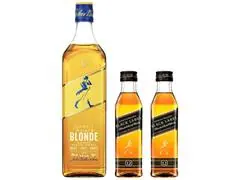 Compre Whisky Johnnie Walker Blonde 750ml e Ganhe 2 Black Label 50ml - 0