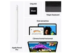 iPad Air Apple Processador M2 11 WiFi + Celular 128GB Estelar - 6