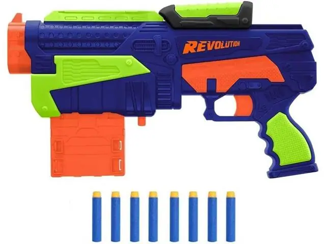 Brinquedo X-Target Revolution com 8 Dardos Multikids BR2027