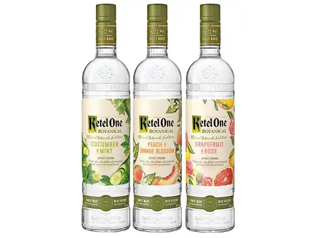 Combo Vodka Ketel One Botanical Grapefruit + Peach + Cucumbe 750ml