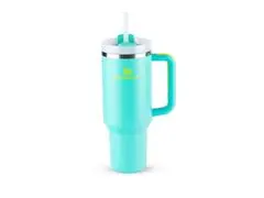 Copo com Canudo Stanley Quencher 2.0 Tropical Teal 1,180 Litros - 0