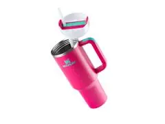 Copo com Canudo Stanley Quencher 2.0 Passion Pink 1,180 Litros - 2