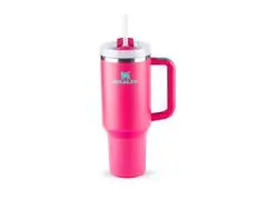 Copo com Canudo Stanley Quencher 2.0 Passion Pink 1,180 Litros - 0