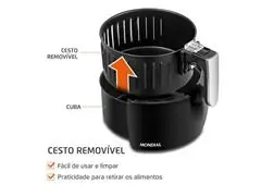 Fritadeira Eletrica Air Fryer Af-30i 3.5 Litros Mondial - 3