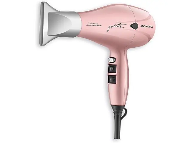 Secador de Cabelo By Juliette Mondial Golden Rose 2000W SCP-JU-01