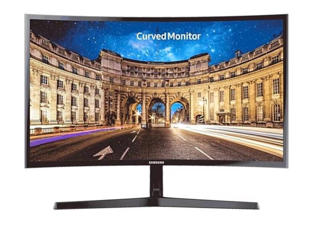 Monitor LED Curvo 24" en color Negro