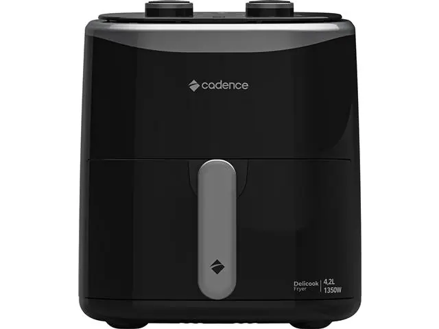 Fritadeira Sem Óleo 4,2L Cadence Delicook Fryer Preta