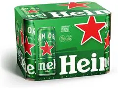 Cerveja Heineken Pilsen Lata 350ml Pack 12 Unidades - 1