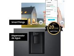 Nevera SAMSUNG No Frost Congelador superior 389 Litros Brutos Negra - 4