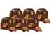 Combo 6 Unidades Panettones Lindt Gotas de Chocolate Amargo 400G - 0