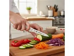 Faca para Legumes Tramontina Profissional Inox e Cabo Branco 3" - 0